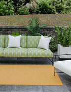 Unique Loom Collection Casual Transitional Solid Heathered Indoor/Outdoor Flatweave Area Rug (10' X 13' 1'' Rectangle, Corn Harv