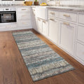 Addison Rugs Rylee Ary34 Grey Washable 2'3" X 7'6" Indoor Outdoor Runner Rug, Easy Clean, Machine Washable, Non Shedding, Bedroom, Entry, Living Room, Dining Room, Kitchen, Patio Rug