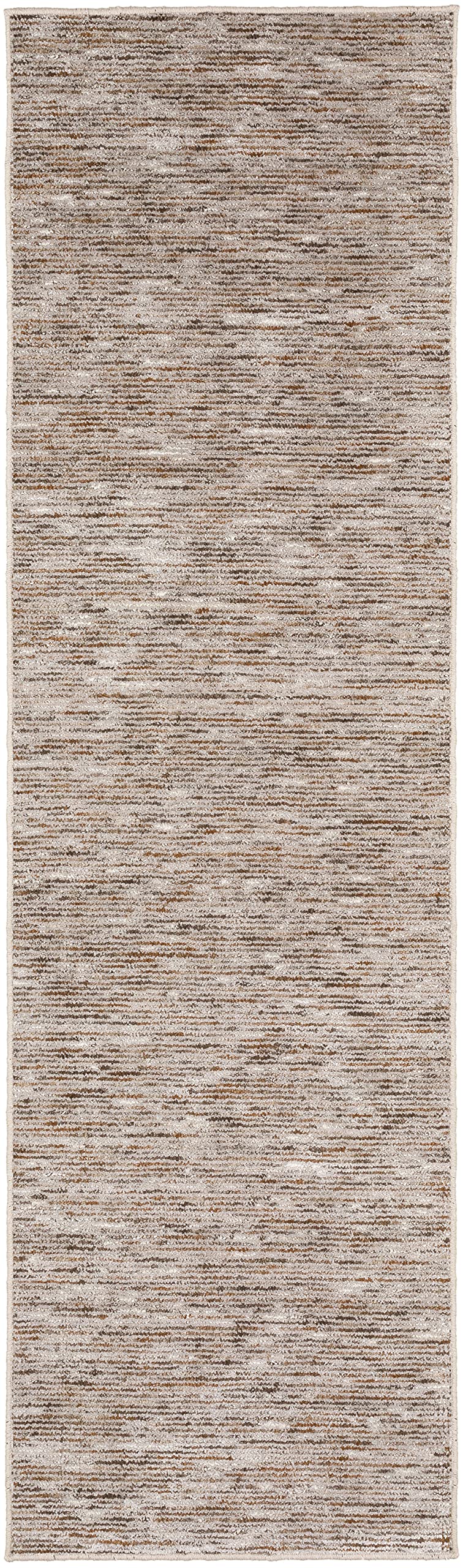 Addison Villager Active Solid Brown 2’3" X 7’6" Runner Rug