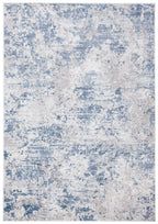 Safavieh Amelia Collection Accent Rug - 3' X 5', Grey & Blue, Modern Abstract Design, Non-Shedding & Easy Care, Ideal For High T