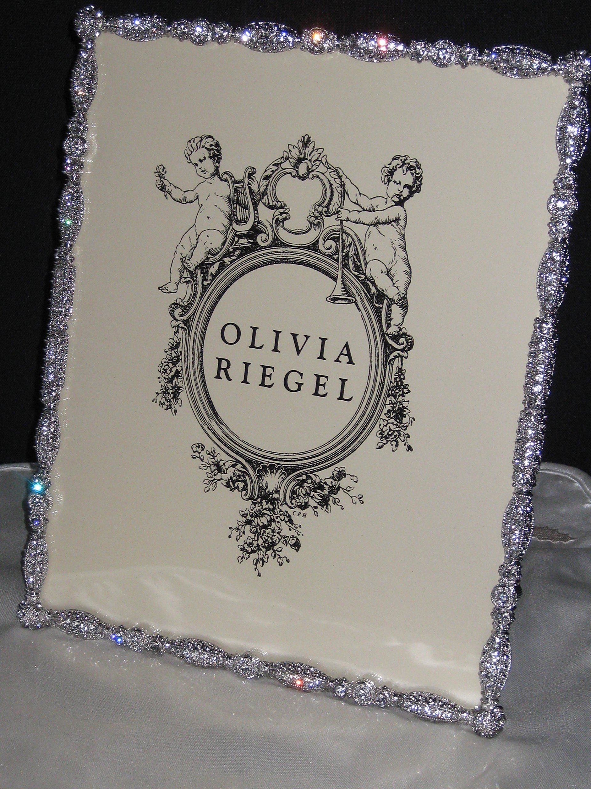 ASBURY Swarovski Crystal 8x10 frame by Olivia Riegel - 8x10