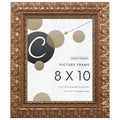Craig Frames Bravado Ornate Antique Bronze Picture Frame, 8 by 10-Inch