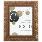 Craig Frames Bravado Ornate Antique Bronze Picture Frame, 8 by 10-Inch
