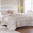 Greenland Home Bella Ruffled Quilt Set, Full/Queen (5 Piece)
