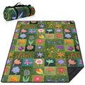 Supfitness Extra Large Picnic Blankets Waterproof Foldable (60 ''X 80'') Beach Blanket Waterproof Sandproof,3-Layer Thicking Mat