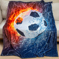 Sviuse Soccer Blanket For Boys Super Soft Sport Throw Blanket Twin Size Flannel Blanket Gifts For Football Lovers Couch Sofa Tra