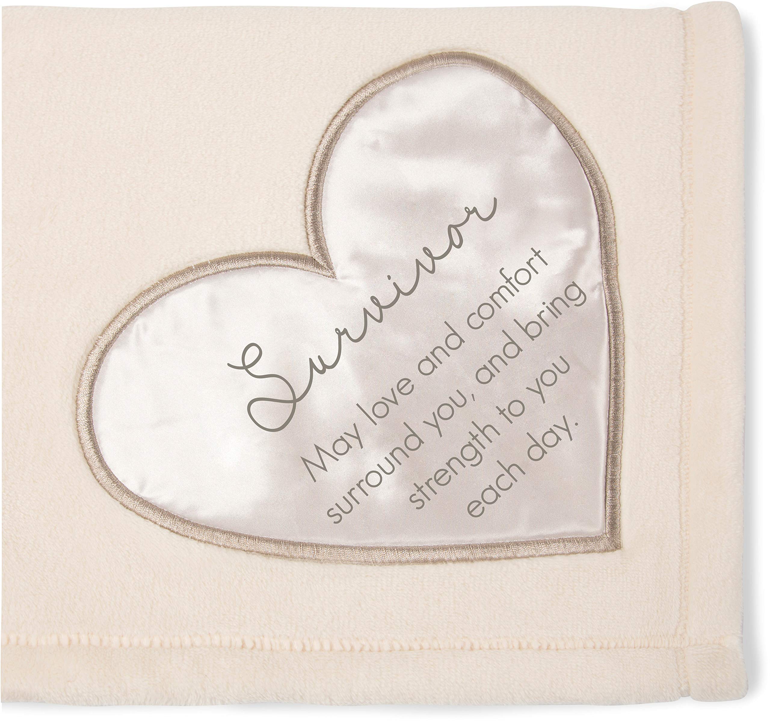 Pavilion Gift Company Survivor - 50X60 Royal Blush Throw Blanket