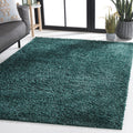 SAFAVIEH August Shag Collection Area Rug - 9 x 12, Green, Solid Design, Non-Shedding & Easy Care, 1.2-inch Thick, Ideal for Th