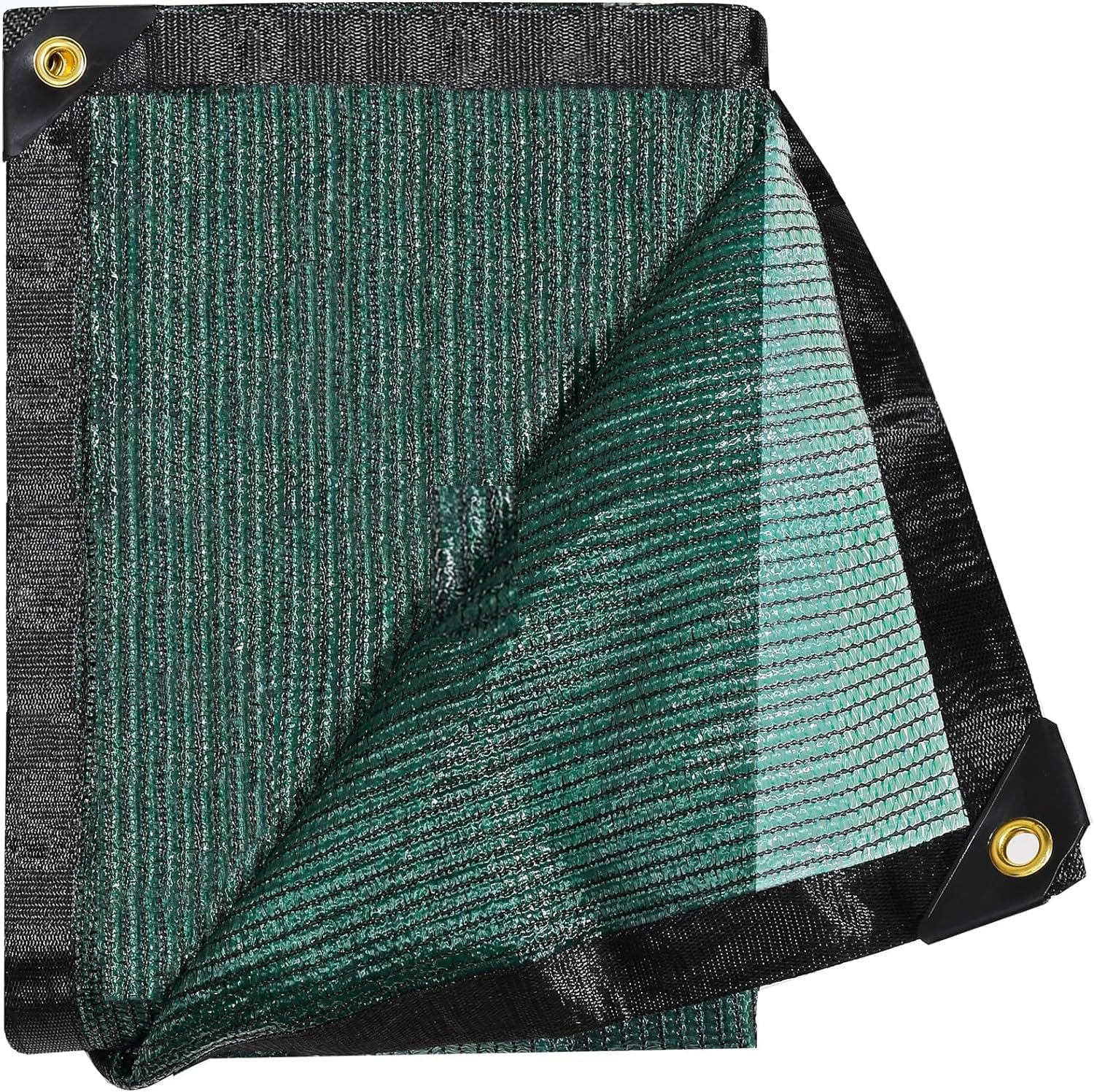 E.Share 70% Green Shade Cloth Taped Edge With Grommets 12 Ft X 18 Ft, Sun Shade Netting For Garden Patio,Flower Plant Covers Por
