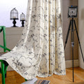 Vogol 2 Panels Ultra Sleep Vines Embroidered Curtains 84 Inches Long, Window Curtain Panels For Living Room & Bedroom, 52 X 84 I