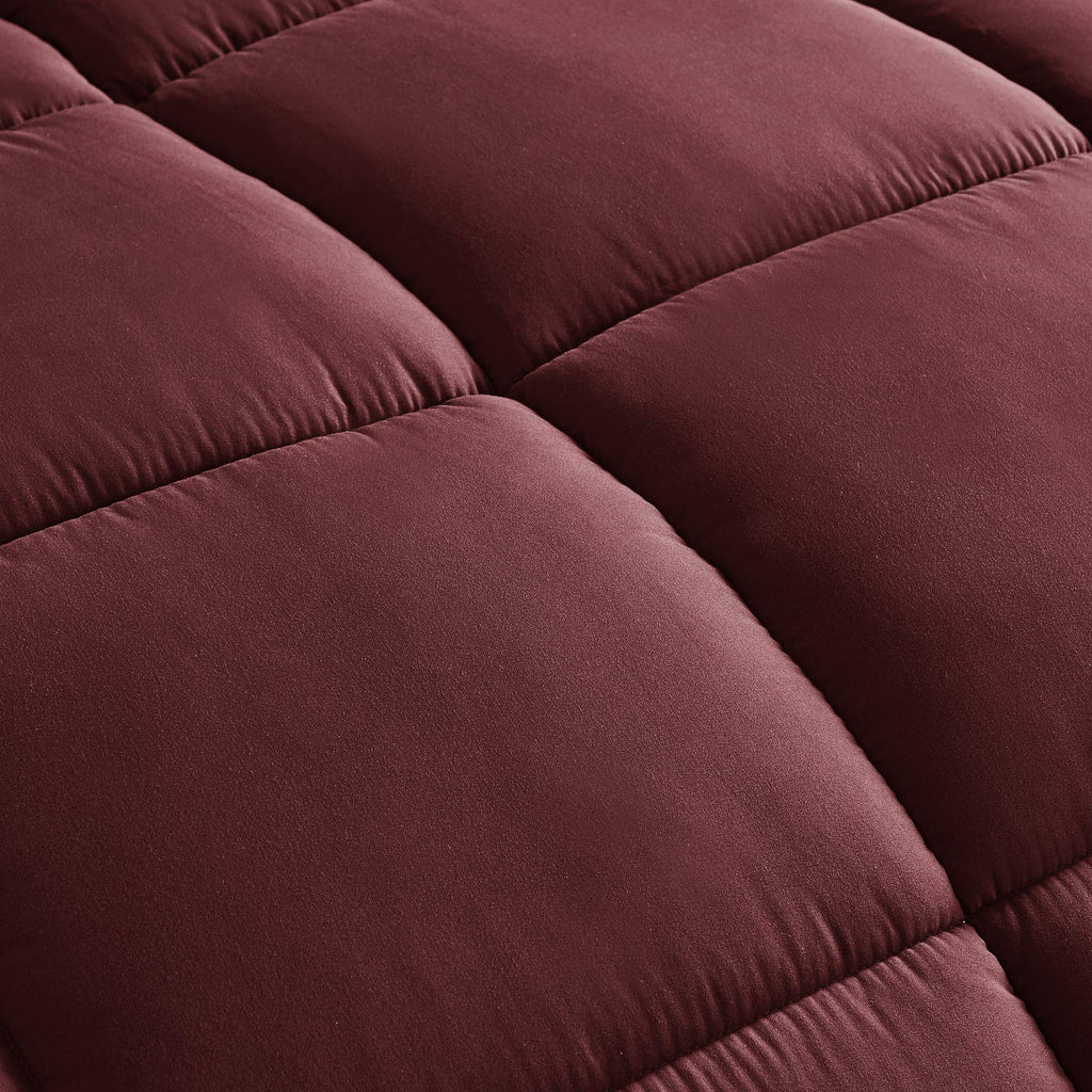 Chezmoi Collection 3-Piece Down Alternative Comforter Set - Lightweight All Seasons Luxurious Brushed Microfiber Comforter (Over