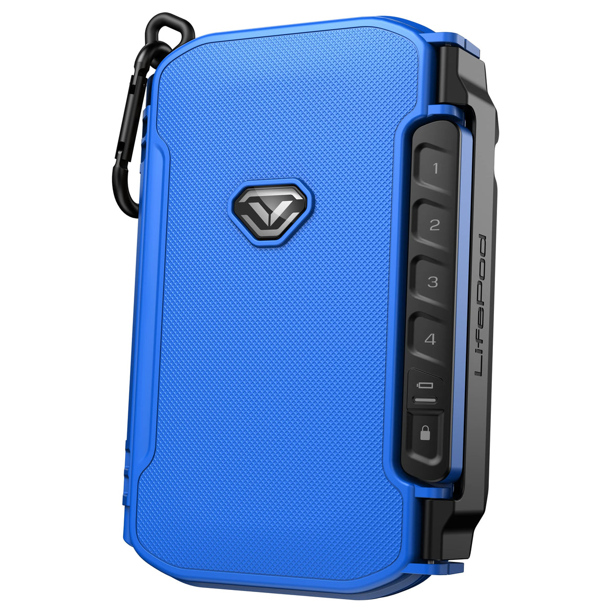 Vaultek Lifepod X Micro Weatherproof Electronic Lockbox Secure Travel Case Rugged Mini Portable Case With Backlit Keypad (Spark