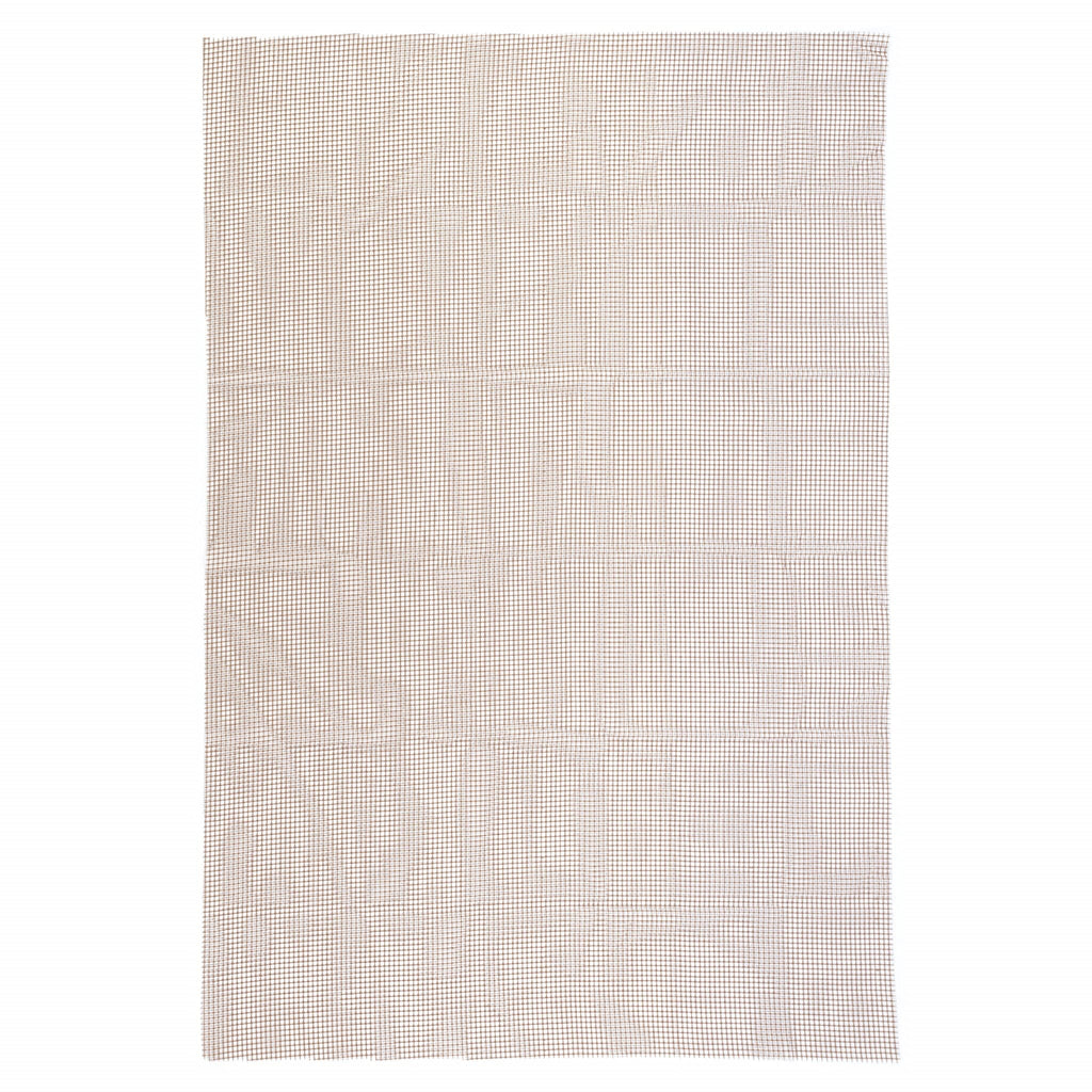 HomeRoots 5' x 8' Brown Abstract Indoor Outdoor Area Rug