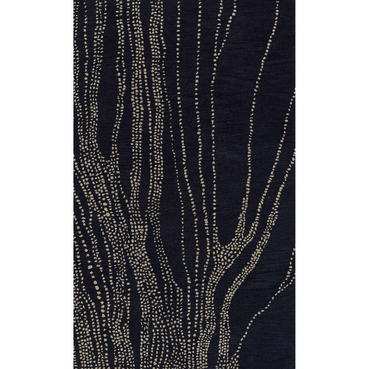 Momeni Simba Wool With Cotton And Latex Backing Area Rug, Navy, 5 X 8