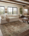 Loloi Magnolia Home by Joanna Gaines x Sinclair Rust/Lagoon 2-3 x 7-6 Runner Rug