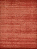 Unique Loom Del Mar Collection Area Rug - Lucille (10'x 13' Rectangle, Terracotta/ Red)