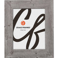 Craig Frames American Barn, 27x32 Picture Frame, Faux Barnwood, Light Grey Oak