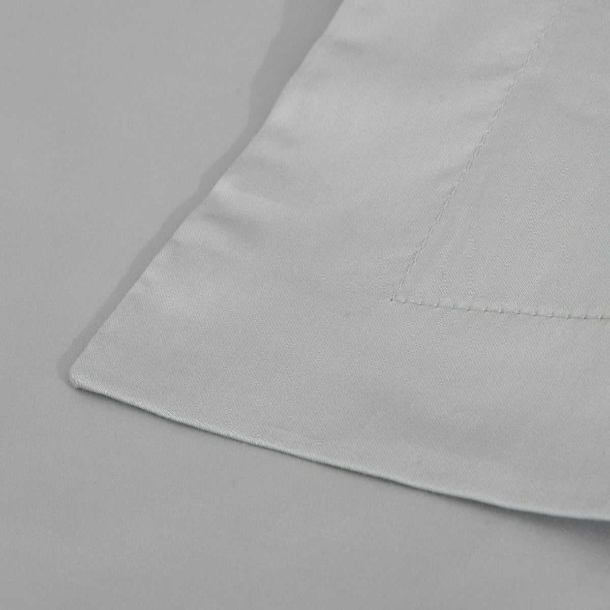 Ntbay 2 Pack 500 Thread Count 100% Egyptian Cotton Queen Pillow Shams, Super Soft And Breathable Oxford Pillowcases For Bed, 20X30 Inches, Light Grey