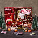 Man Crates Jerky Advent Calendar 2024 - 25 Beef Jerky Bites in Red with "Ho-Ho-Holy Cow" Artwork - Flavors: Orange Habanero, Rootbeer