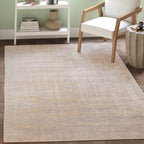 Safavieh Adirondack Collection Area Rug - 8' X 10', Creme & Gold, Modern Abstract Design, Non-Shedding & Easy Care, Ideal For Hi