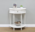Frenchi Furniture Table, 11.6 X 23.7 X 28 In, White