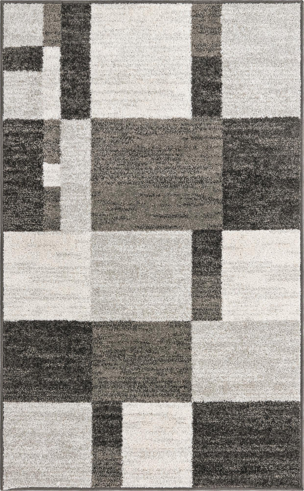 Unique Loom Autumn Collection Area Rug - Providence (3' 3'' X 5' 3'' Rectangle, Gray/ Ivory)