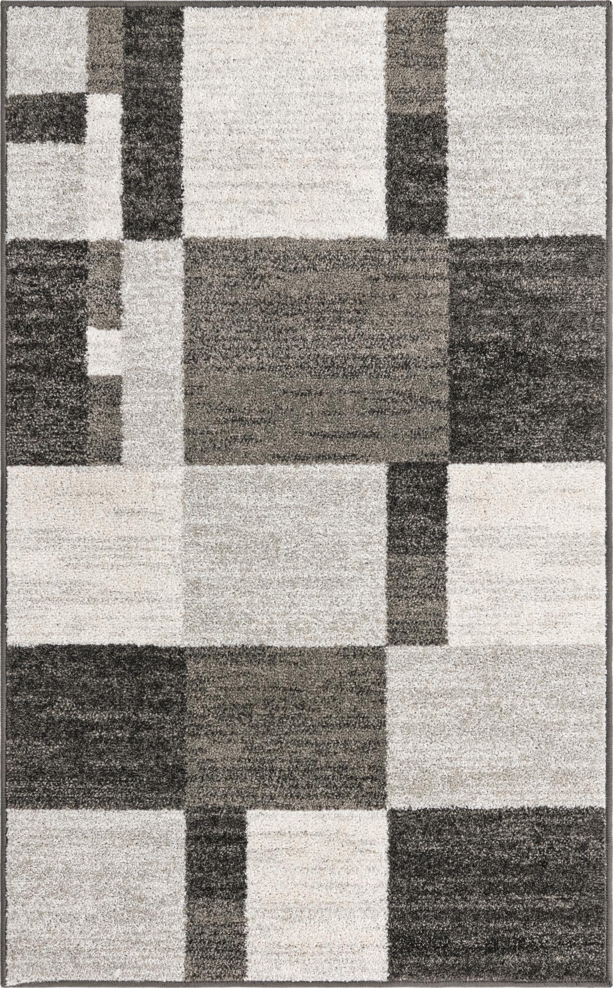 Unique Loom Autumn Collection Area Rug - Providence (3' 3'' X 5' 3'' Rectangle, Gray/ Ivory)
