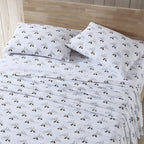 Eddie Bauer - King Sheet Set, Warm Breathable Cotton Flannel Bedding With Deep Pockets, Brushed For Extra Softness, Cozy Home De