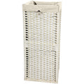 Red Lantern 28 Natural Fiber Laundry Hamper  White