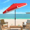 Safavieh Outdoor Collection PAT8108 Umbrella, Red