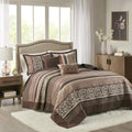 Madison Park Princeton Reversible Quilted Bedspread Set, Solid Reverse Summer Breathable, Lightweight All Season Bedding Layer, 
