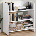 About Space Engineered Wood Bookcase With 3 Tier Books Storage Organizer For Kids Multipurpose Shelves For Home, Office, School,