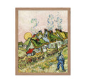 Poster Master Vintage Van Gogh Poster - Retro Houses and Figure Painting Print - Impressionism Art - Gift for Him, Her - Wall De