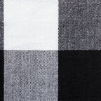 Dii Buffalo Check Collection, Classic Farmhouse Table Runner, 14X72, Black & White