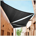 Colourtree Ctapt12 Custom Size Order To Make 13' X 13' X 18.4' Black Right Triangle Sun Shade Sail Canopy Mesh Fabric Uv Block U