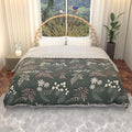 Kuber Industries 220 Gsm Reversible Ac Comforter For Double Bed | All Weather Warm & Soft Microfiber Quilt | Beautifully Crafted