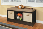 ClosetMaid 1570 Cubeicals 3-Cube Storage Bench Espresso Manufactured Wood