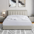 Cathay Home King Fitted Sheet - Double Brushed Ultra Soft – Wrinkle & Fade Resistant - 16' Deep Pocket Fitted Sheet Only - Good Fit For 14'-18' Deep Mattress (King, White)