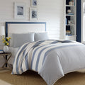 Nautica 220086 Fairwater Comforter Set,Blue,King