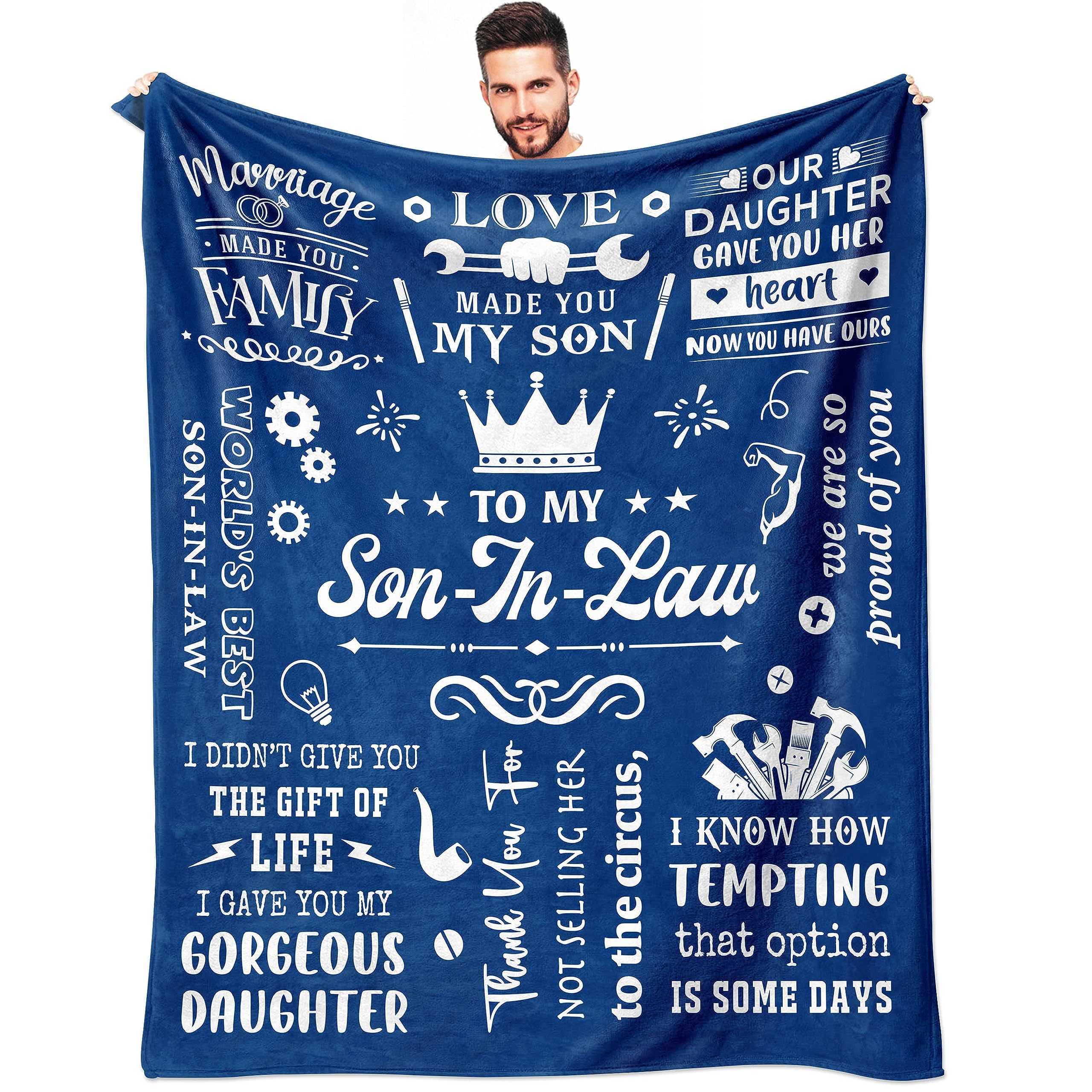 Lseomio Son In Law Gifts, Gifts For Son In Law, Son In Law Gifts From Mother/Father In Law, Son-In-Law Birthday Gifts, Best Gift