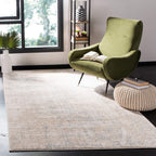 SAFAVIEH Adirondack Collection X-Large Area Rug - 11' x 15', Beige & Slate, Modern Abstract Design, Non-Shedding & Easy Care, Id