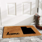 Calloway Mills 105432436 Utah Doormat, 24' X 36', Natural/Black