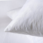 Basic Home14X24 Decorative Throw Pillow Inserts-Down Feather Pillow Inserts-Oblong-Cotton Fabric-Set Of 2-White.