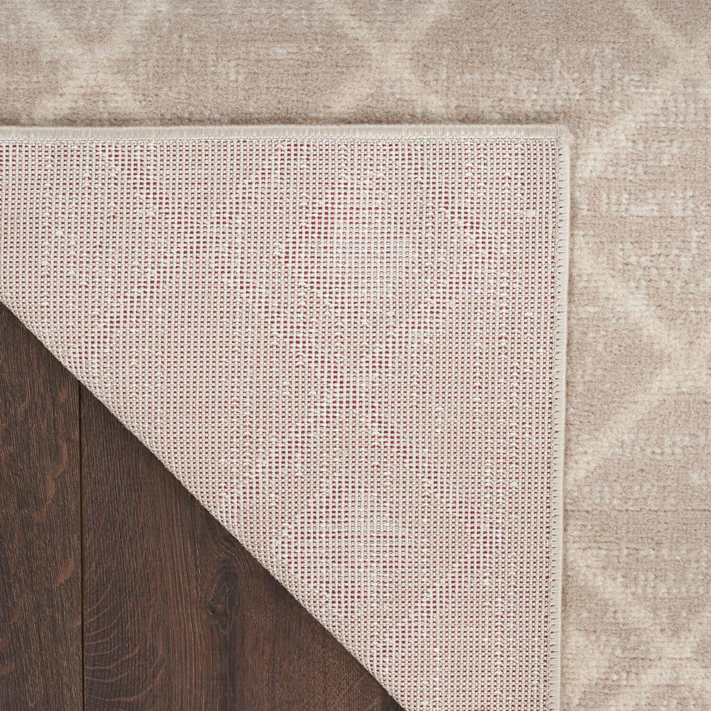 Nourison Grafix Moroccan Beige 5'3' X 7'3' Area Rug, Easy Cleaning, Non Shedding, Bed Room, Living Room, Dining Room, Kitchen
