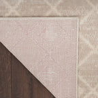 Nourison Grafix Moroccan Beige 5'3' X 7'3' Area Rug, Easy Cleaning, Non Shedding, Bed Room, Living Room, Dining Room, Kitchen