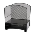 Safco Products 3260Bl Onyx Mesh Hanging File With 2 Horizontal Sorters; Black