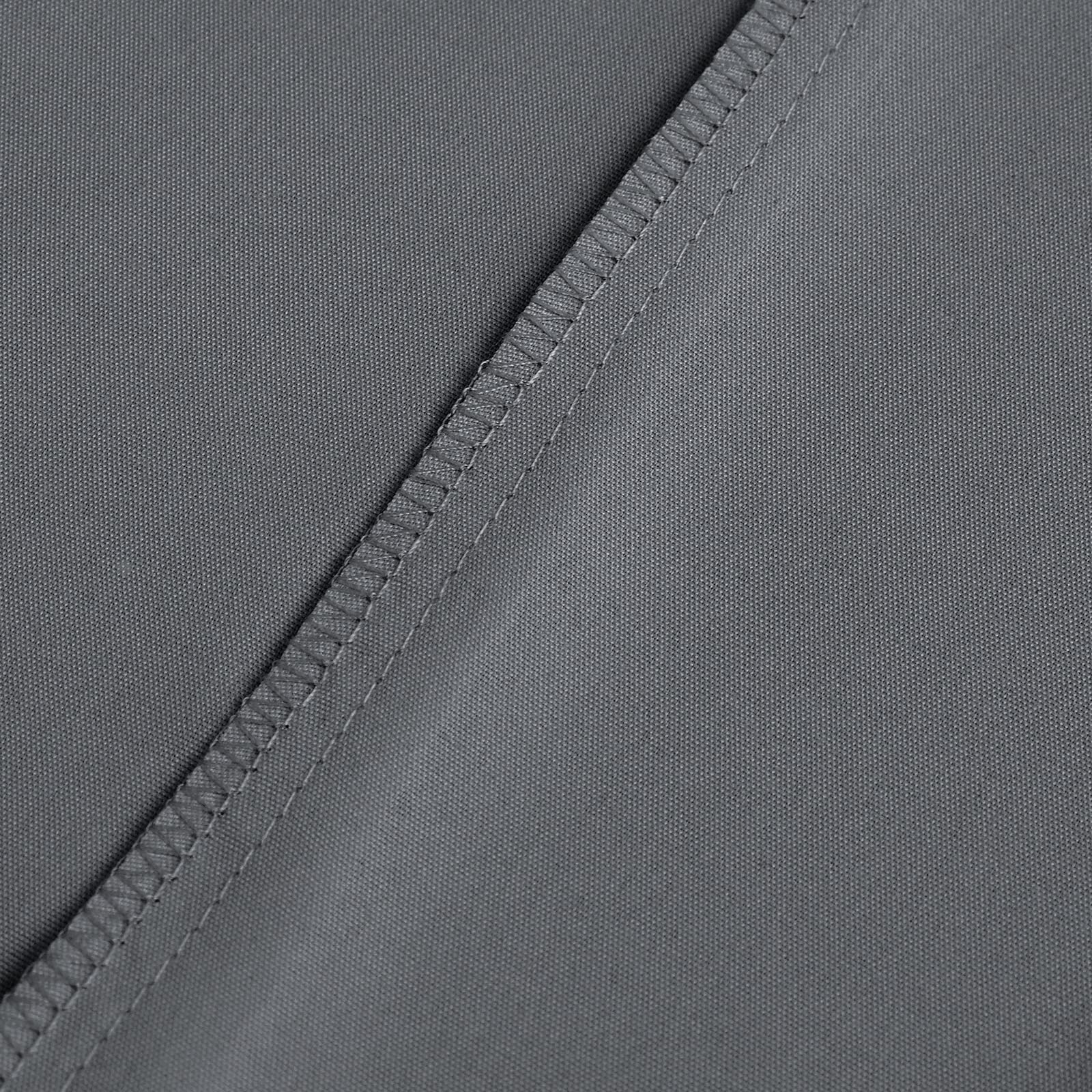 Freshculture Dark Grey Pillowcases King Size 12 Pack - Bulk Pillowcase Set - Envelope Closure - Soft Brushed Microfiber Fabric -