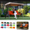 Lcyy.Tg Outdoor Swing Cushions, Porch Swing Replacement Seat Cushions With Backrest, 3 Seat Swing Cushion Bench Pad Cushions, Fo