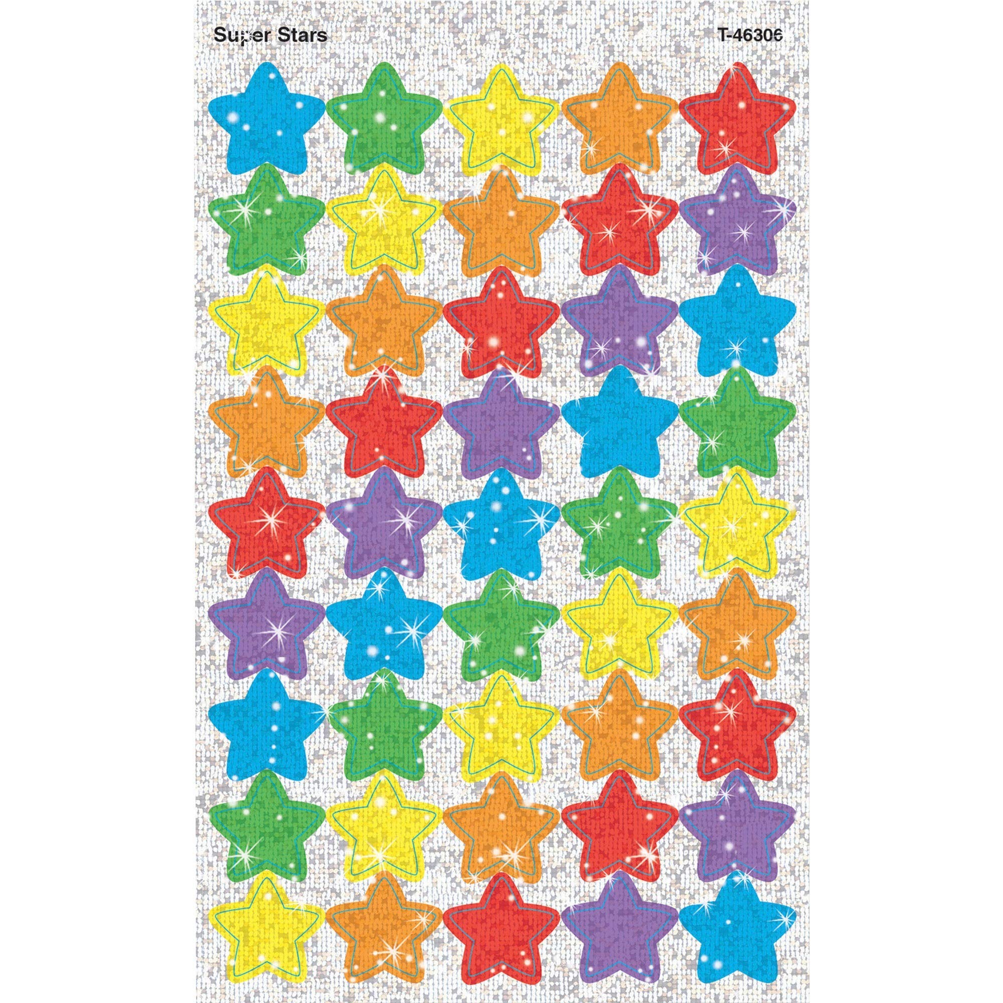 Tept46306 - Trend Sparkling Star-Shaped Stickers