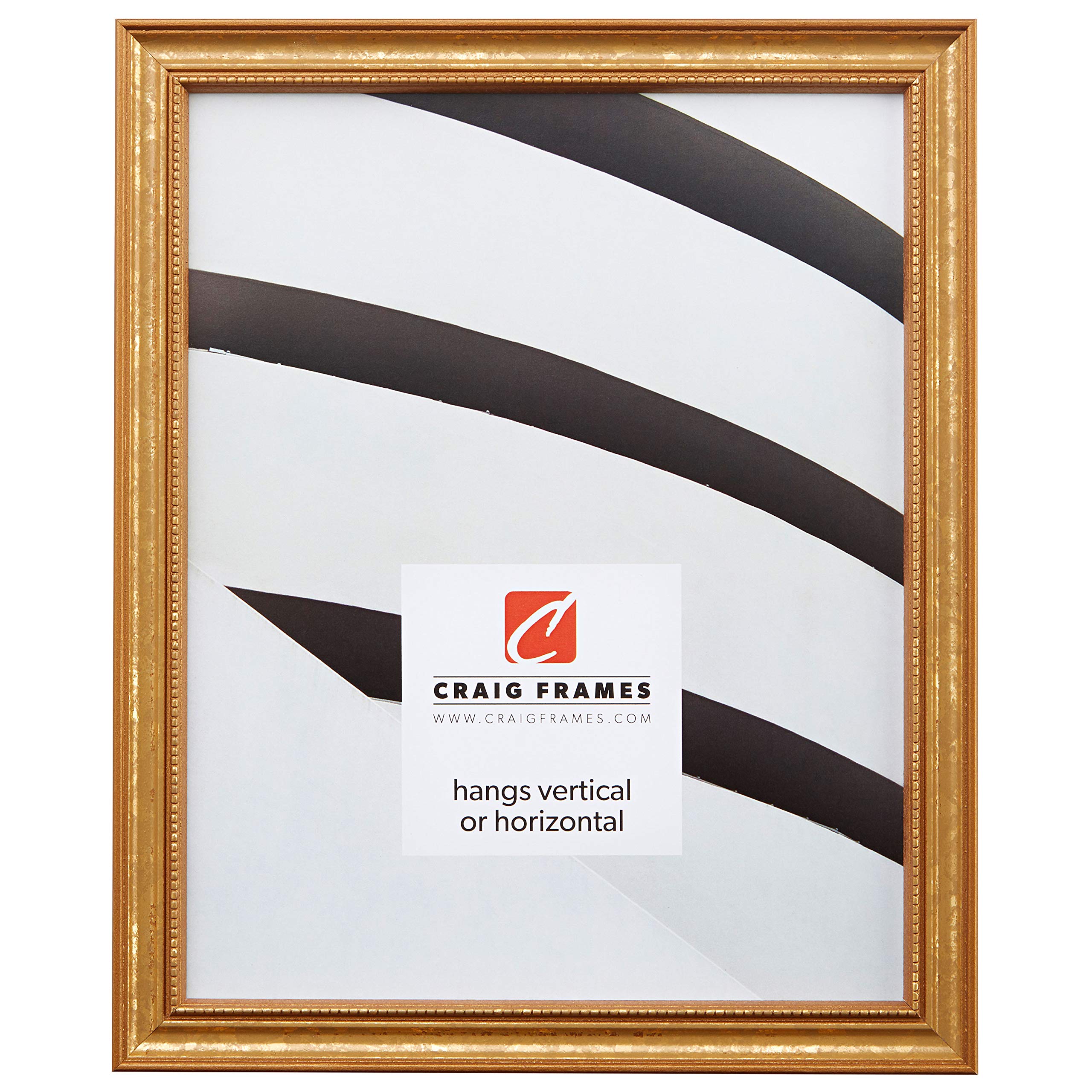 Craig Frames Stratton, 23x31 Picture Frame, Aged Gold